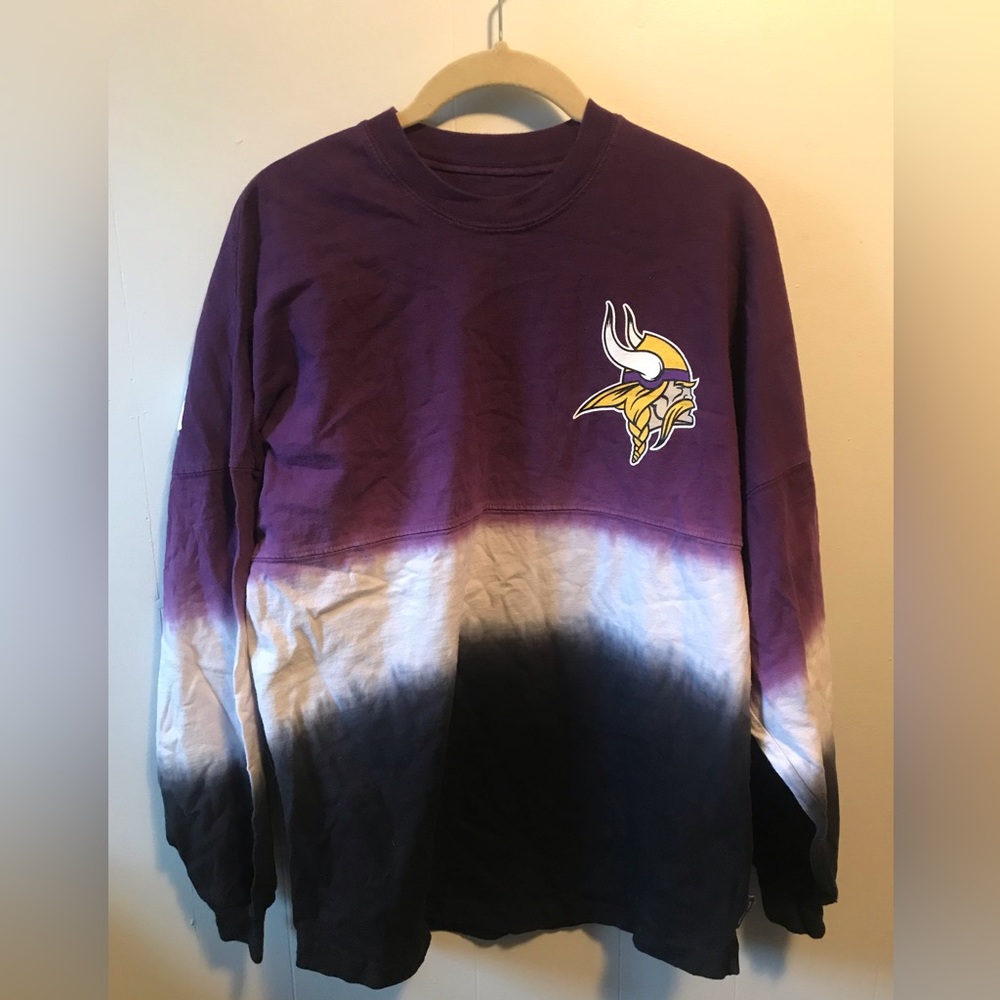 Women's Minnesota Vikings Fanatics Purple/White Ombre Long Sleeve